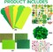 St. Patrick's Day Crafts Kits Shamrock Foam Bookmark Craft DIY St. Patrick's Day Bookmark Decoration with Lucky Clover Foam Stickers for Irish Holiday Classroom Party Favors 24 Sets